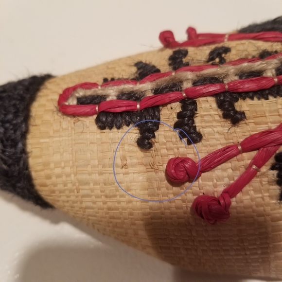 LEON MAX NATURAL EMBROIDERED SLIDES - Picture 7 of 7